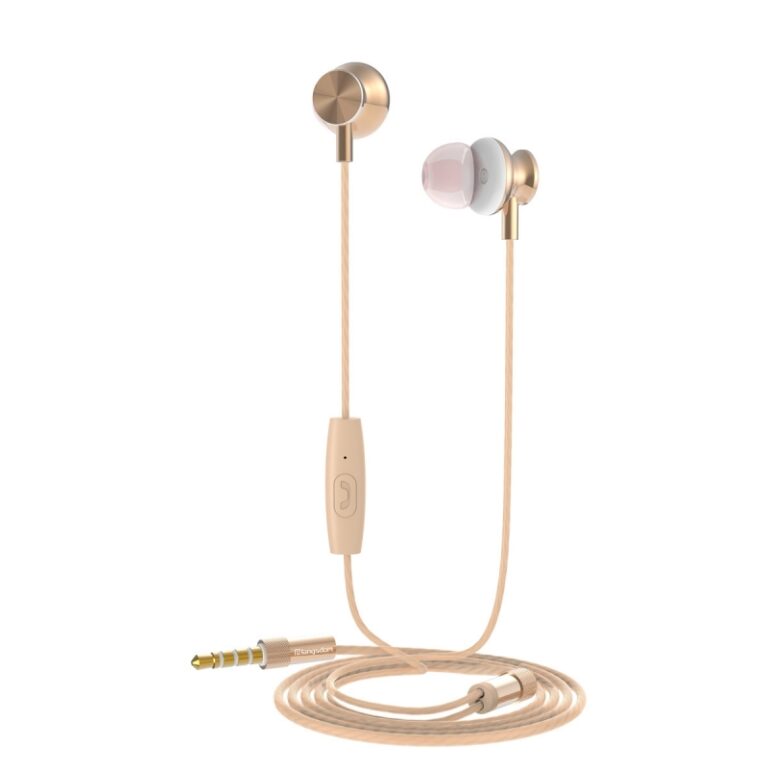 Auriculares estéreo Muvit M1I3.5mm oro (NUEVO)
