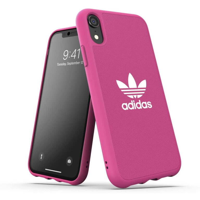 Carcasa Adidas Adicolor Apple Iphone XR Rosa (NUEVA).