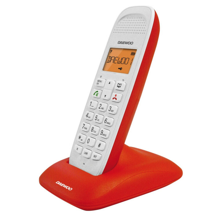 Teléfono inalámbrico Daewoo DTD-1300 color rojo