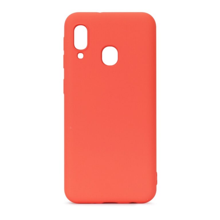 Funda Muvit Life liquid soft para Samsung Galaxy A20e Coral.