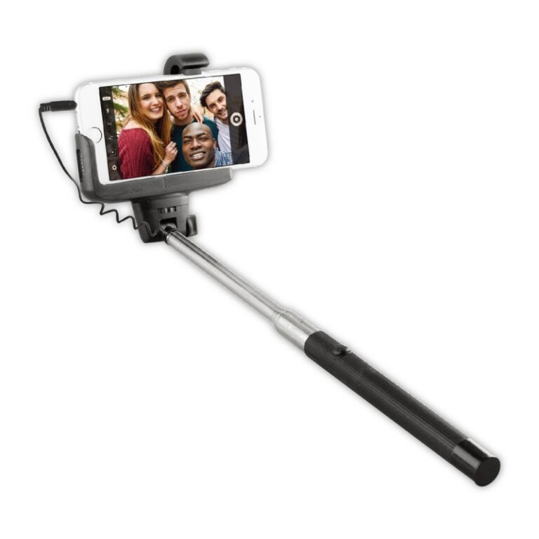 Palo Selfie Muvit con jack 3,5 mm. hasta 6,2'' negro