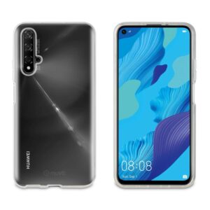 Pack Muvit Huawei Nova 5T Funda Cristal Soft transparente+protector pantalla