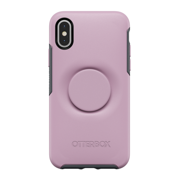 Carcasa OtterBox + Pop Symmetry para Apple iPhone X / XS color Rosa