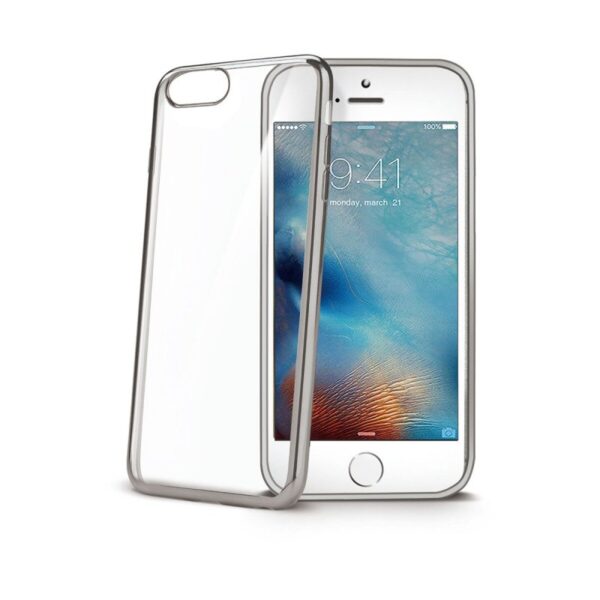 Funda Celly Láser Plata para iPhone 7 Plus/8 Plus