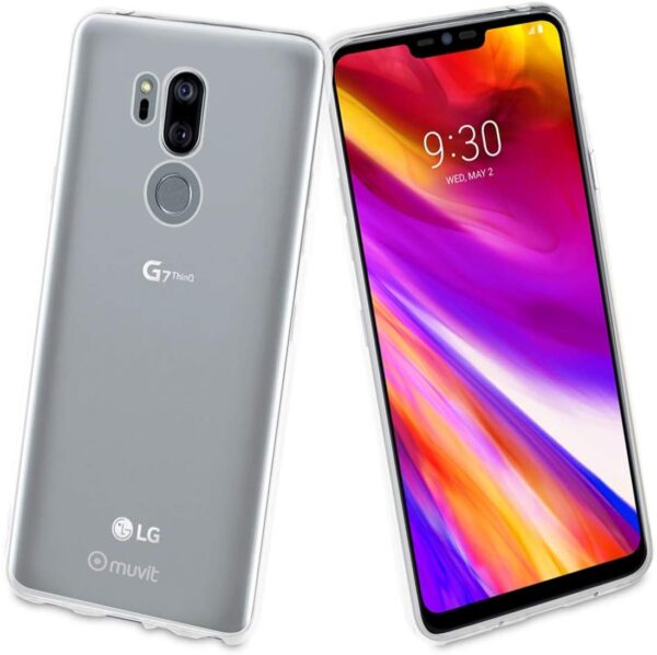 Funda Muvit Cristal Soft LG G7 ThinQ / LG G7+ transparente - Imagen 2