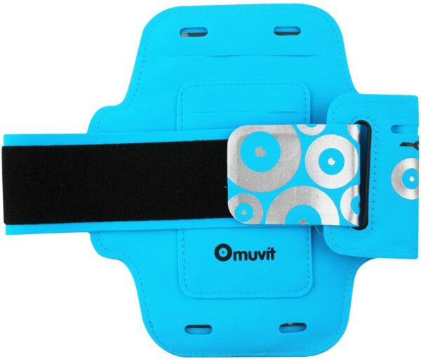 Muvit MUARM0030 Brazalete Universal y Bolsa Deporte Unisex Adulto Azul - Imagen 2