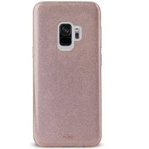 Carcasa Puro para Samsung Galaxy S9 Shine oro rosa.