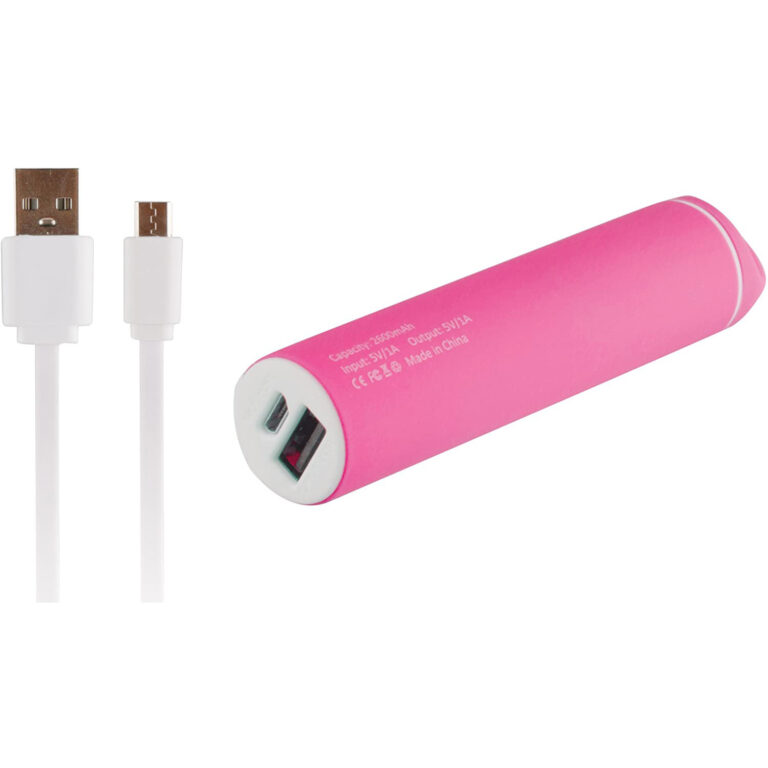 Power Bank Muvit 2600 mAh Rosa MUCHP0062