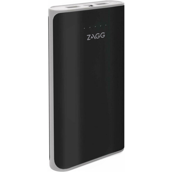 Power Bank Zagg Ignition portátil 12000mAh 2.1A con linterna LED negro (NUEVO)