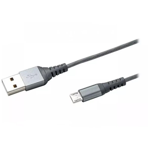Cable USB CELLY USB A/Micro-USB A 1 m Macho/Macho Plateado.