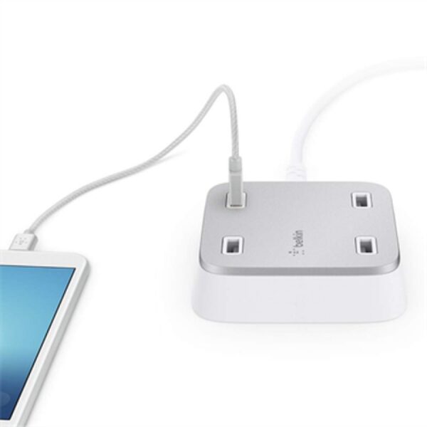 Cargador de Mesa Belkin Rockstar con 4 x USB 5.4A Gris. - Imagen 2