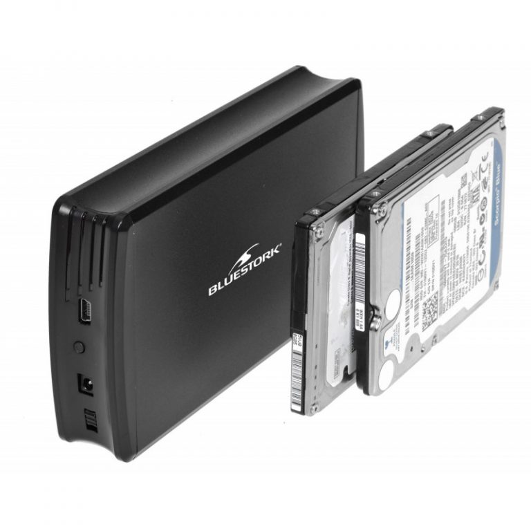 Caja Externa Bluestork BS-EHD-25/DUALB Dual Serial ATA (2 HDD) USB 2.0 - 2''1/2