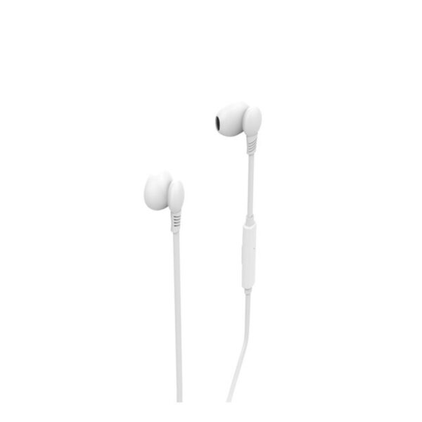 Auriculares Muvit estéreo M1C 3.5mm blanco. - Imagen 2