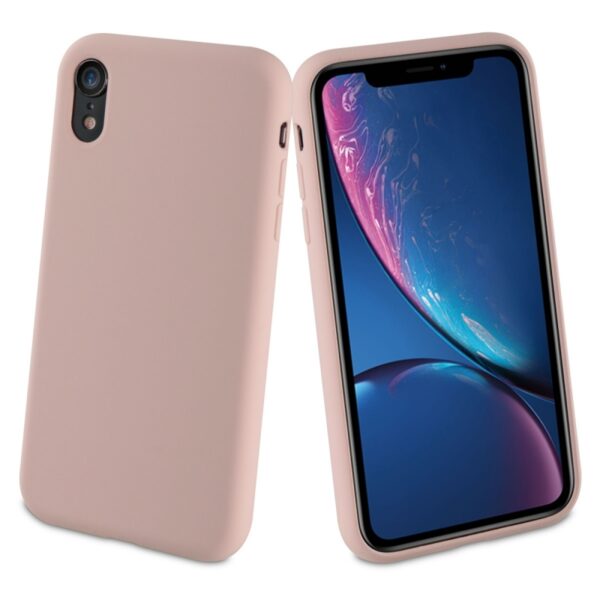 Carcasa Muvit para Apple iPhone XR Liquid Edition pink sand. - Imagen 2