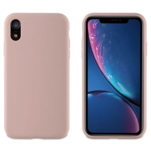 Carcasa Muvit para Apple iPhone XR Liquid Edition pink sand.