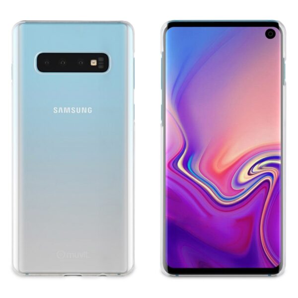 Carcasa Muvit Cristal Samsung Galaxy S10 Plus transparente. - Imagen 2