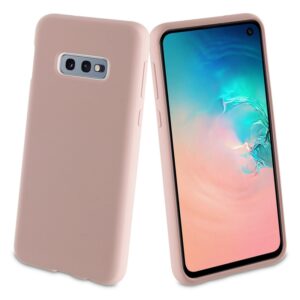 Carcasa Muvit para Samsung Galaxy S10e Liquid Edition pink sand