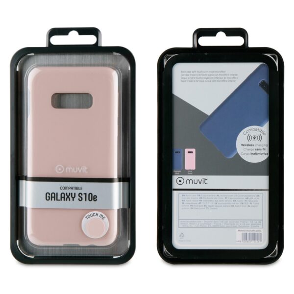 Carcasa Muvit para Samsung Galaxy S10e Liquid Edition pink sand - Imagen 3