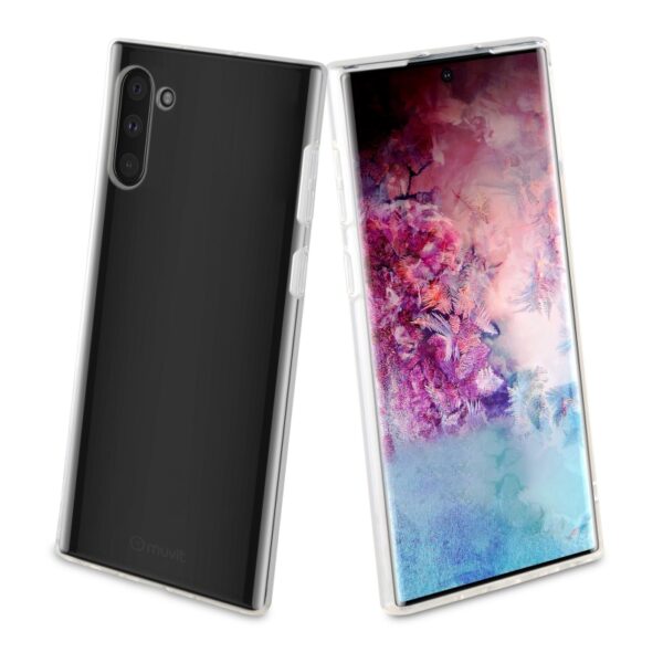 Funda Muvit Cristal Soft Samsung Galaxy Note 10/10 5g transparente. - Imagen 2