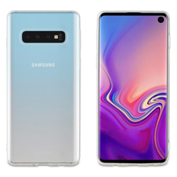 Funda Muvit Cristal Soft Samsung Galaxy S10 transparente. - Imagen 2