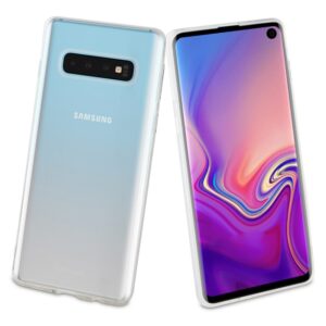 Funda Muvit Cristal Soft Samsung Galaxy S10 transparente.