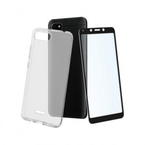 Pack Muvit Xiaomi Redmi 6A funda Cristal Soft transparente + protector vidrio