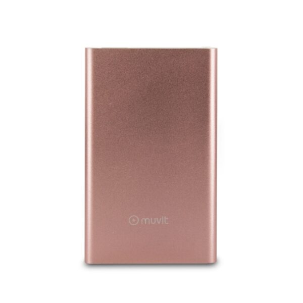 Power Bank Muvit 3000mAh MUCHP0108 USB 2A cable USB-MicroUSB oro-rosa