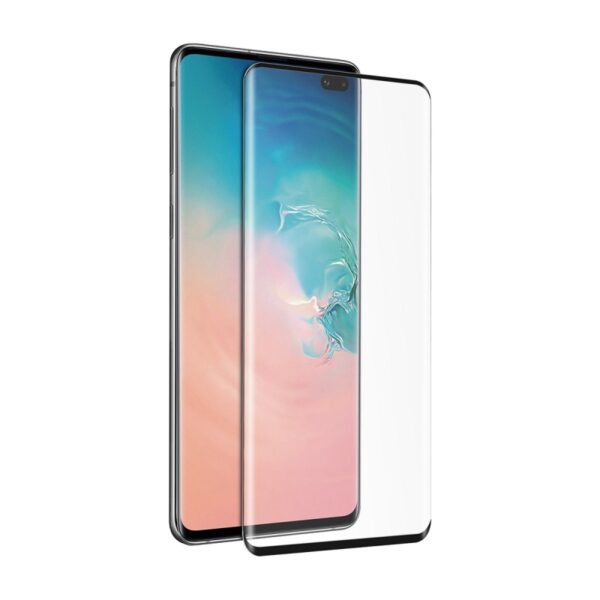 Protector de pantalla Muvit para Samsung Galaxy S10 Plus vidrio templado curvo