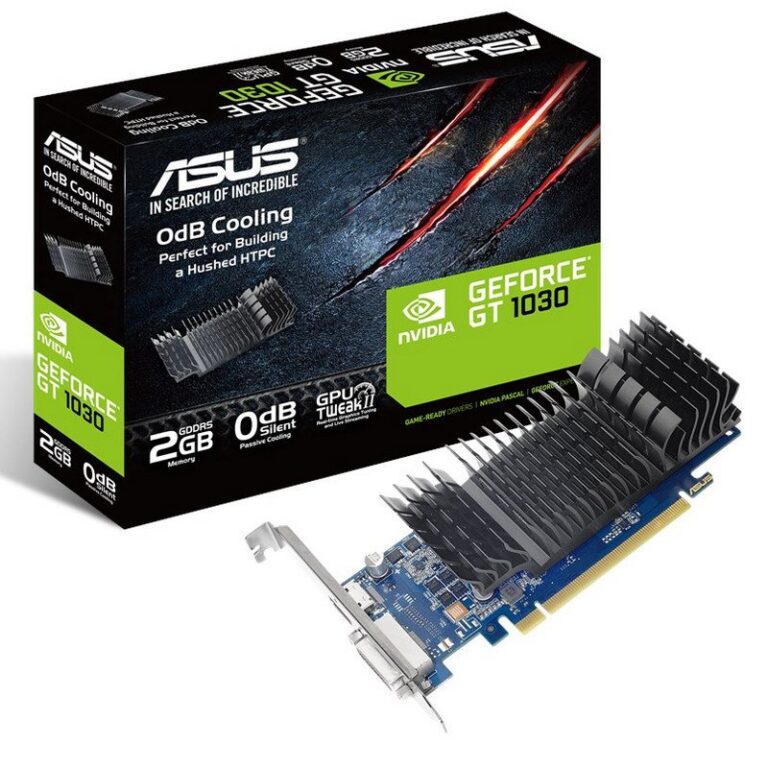 Tarjeta Gráfica ASUS GeForce GT 1030 Silent 2GB GDDR5