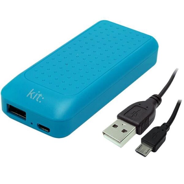 Power Bank KIT 4000 mAh Essentials Range Universal 2 puertos Azul