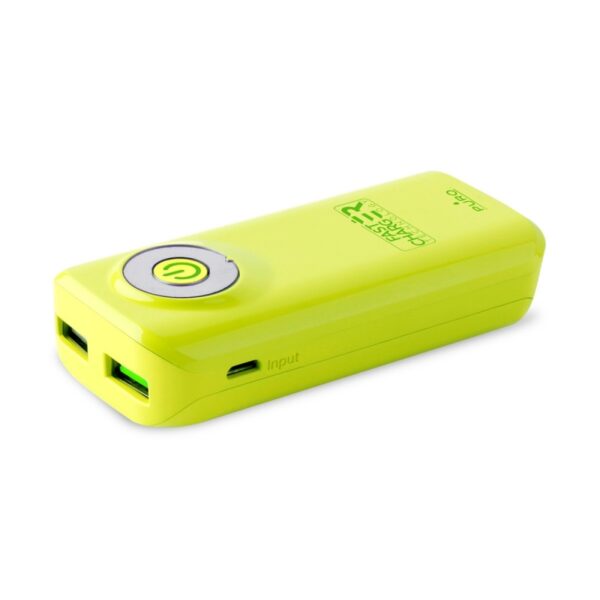 Power Bank Puro 4000 mAh 2 puertos 2.4A cable USB-Micro USB fast charge lima - Imagen 2