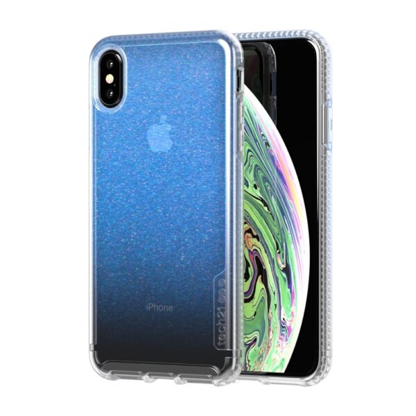 Funda Tech21 Pure Shimmer para Apple iPhone Xs Max Azul - Imagen 4