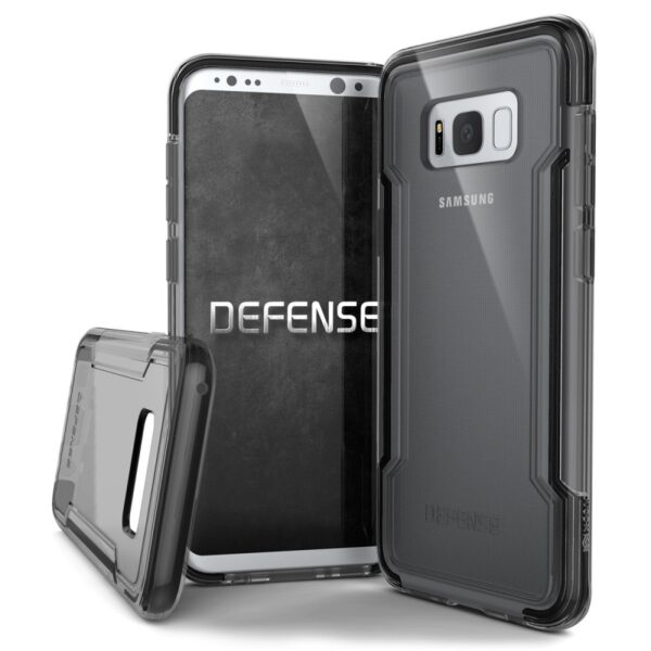 Carcasa XDoria Defense Clear para Samsung Galaxy S8+ transparente.
