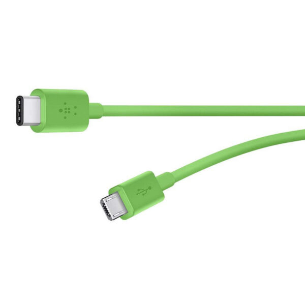 Belkin F2CU033bt06-GRN cable de Carga USB-C a Micro-USB 2.0 1.8m verde