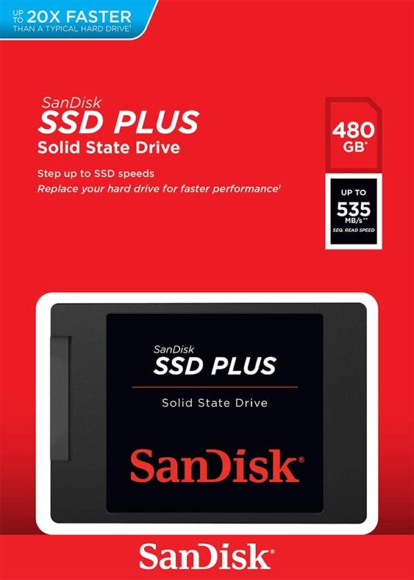 SanDisk SSD Plus 480GB SATA III - Imagen 2