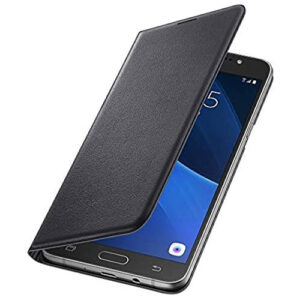 Funda original Samsung con billetera para Samsung Galaxy J7 color negro