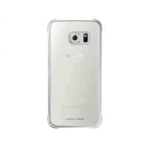 Carcasa original Samsung Clear Cover para Samsung Galaxy S6 color plata