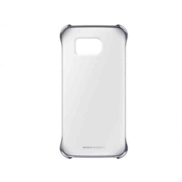 Carcasa original Samsung Clear Cover para Samsung Galaxy S6 color plata - Imagen 2