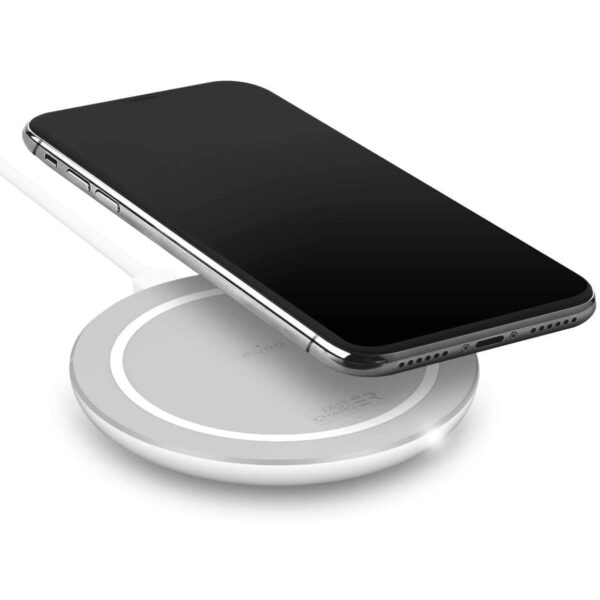 Cargador inalámbrico PURO Qi 10w 1.2A blanco - Imagen 2