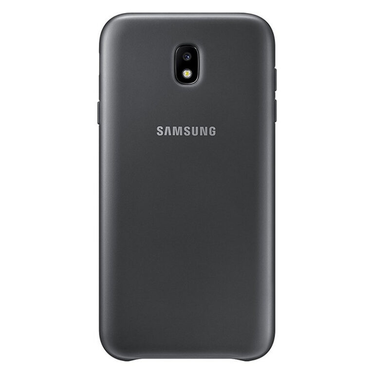 Carcasa original Samsung Dual Layer para Galaxy J7 2017 color negro
