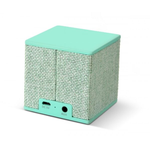 Altavoz Bluetooth Fresh 'N Rebel Rockbox CubeFabric Verde (NUEVO) - Imagen 2