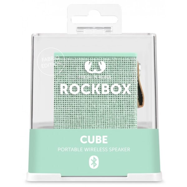 Altavoz Bluetooth Fresh 'N Rebel Rockbox CubeFabric Verde (NUEVO) - Imagen 4