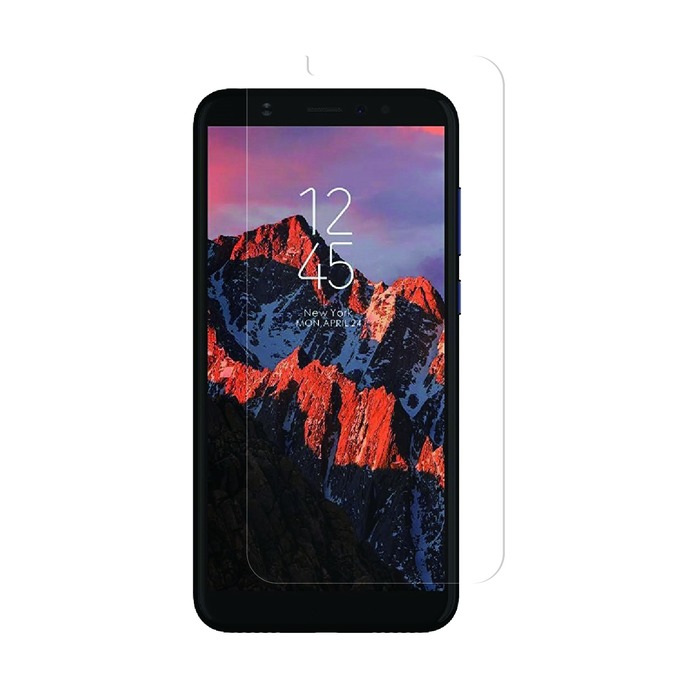 Protector pantalla Muvit para Huawei Y5 2018 vidrio templado plano marco negro