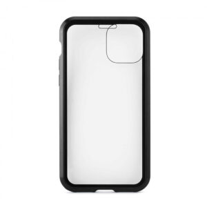 Carcasa Muvit Magnética 360 Transparente con Bordes Negros para iPhone 11 Pro