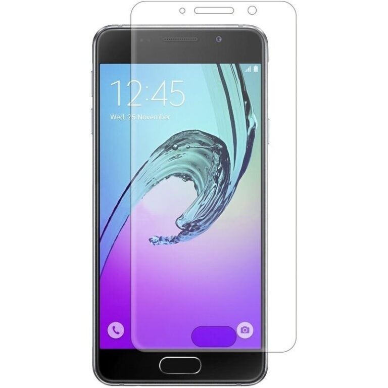 Protector de pantalla Muvit para Samsung Galaxy A3 2017 vidrio templado curvo.