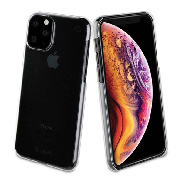 Funda Muvit for Change para Apple iPhone 11 Pro Max recycletek transparente. - Imagen 2