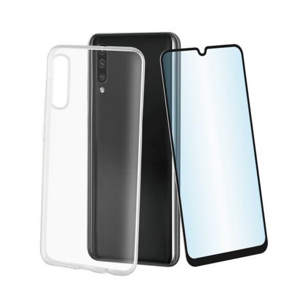 Pack Muvit para Samsung Galaxy A50s/A50 Funda Cristal Soft+protector pantalla - Imagen 3