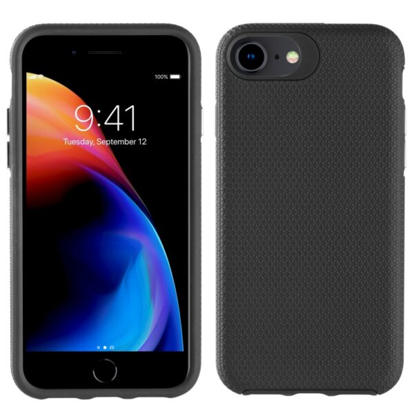 Funda Tiger Triangle para Apple iPhone SE shockproof 1,2m negra.