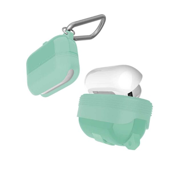 Estuche X-Doria Defense Journey para Air pods Pro menta.