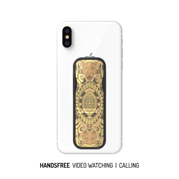 Clckr Grip Band - Soporte universal para smartphone Negro/Dorado FW19 Talla S. - Imagen 4
